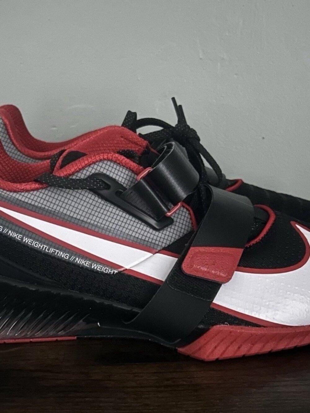 Nike Romaleos 4 Weightlifting CrossFit Shoes Black Red CD3463-003 Mens Size 12.5